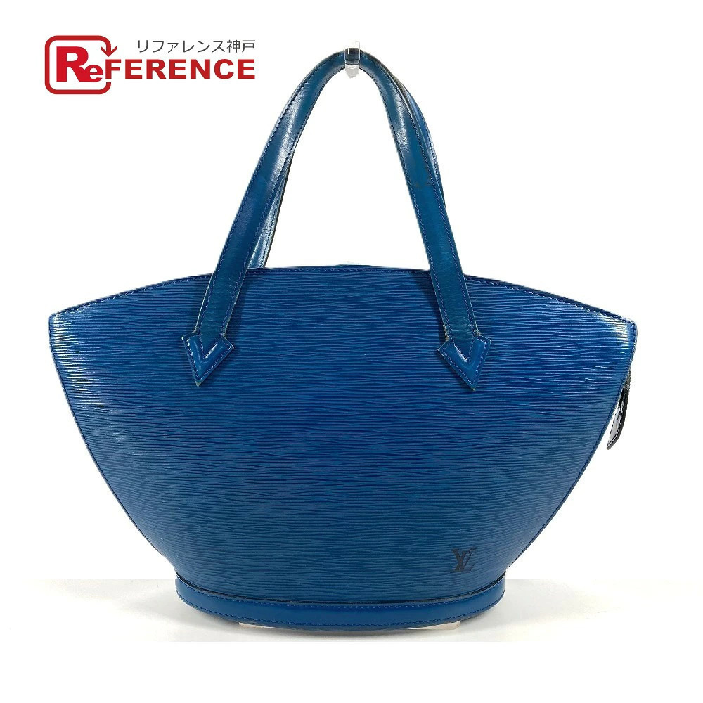 Louis Vuitton Epi Saint Jacques Shoulder Bag Tote Leather Toledo Blue